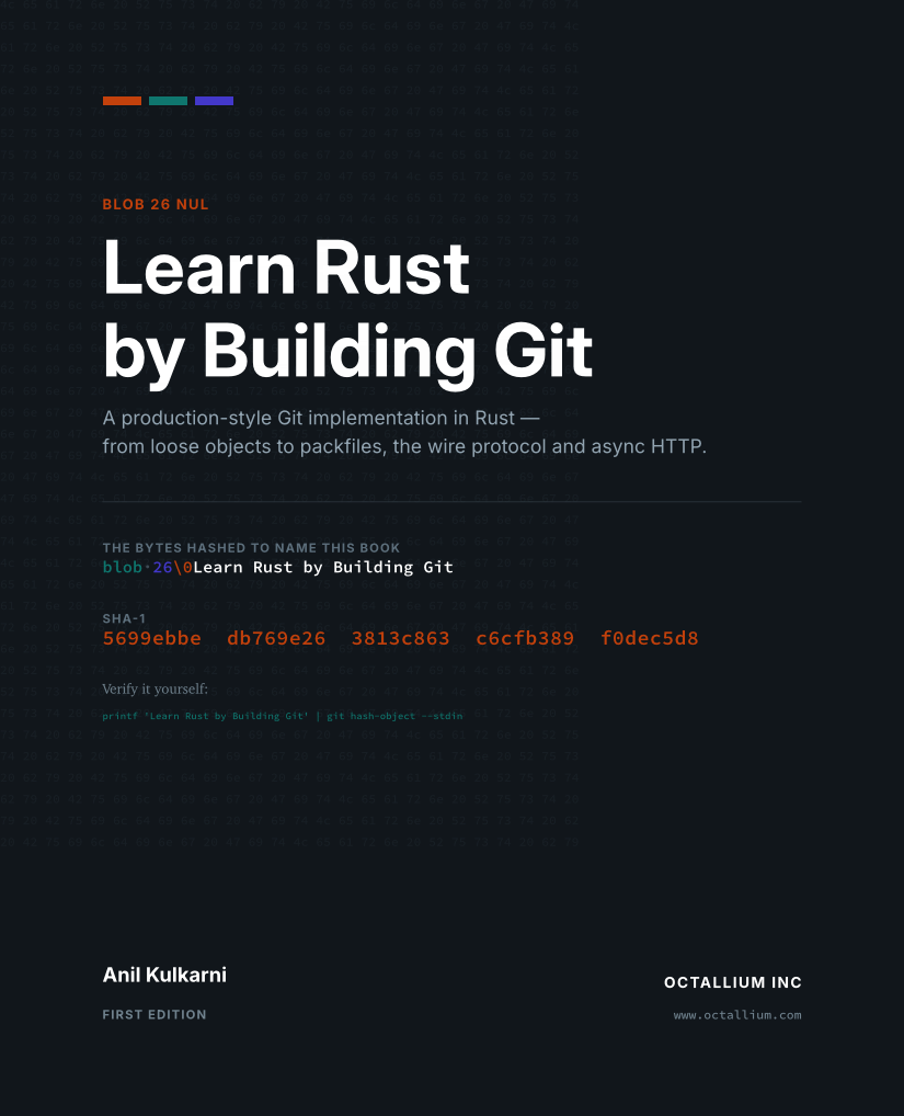 Learn Rust by Building Git — cover